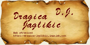 Dragica Jaglikić vizit kartica